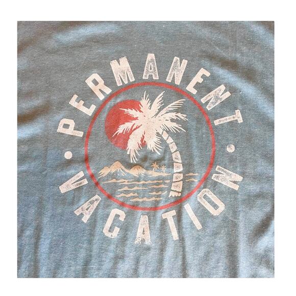 Sonoma Graphic T SHIRT XL Men's Women's TEE Permanent Vacation Palm Tree Sunset - Picture 3 of 7